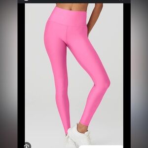 Alo high-waist air lift legging size S, Paradise Pink